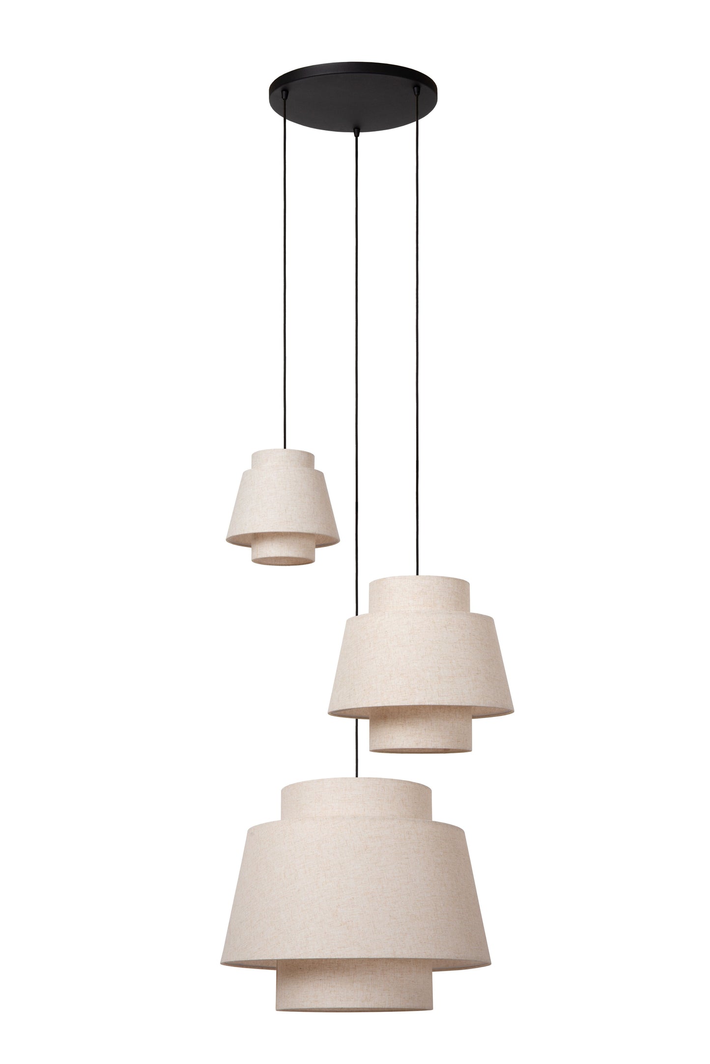 Lucide TRIBUTE - Pendant light - 3xE27 - Cream