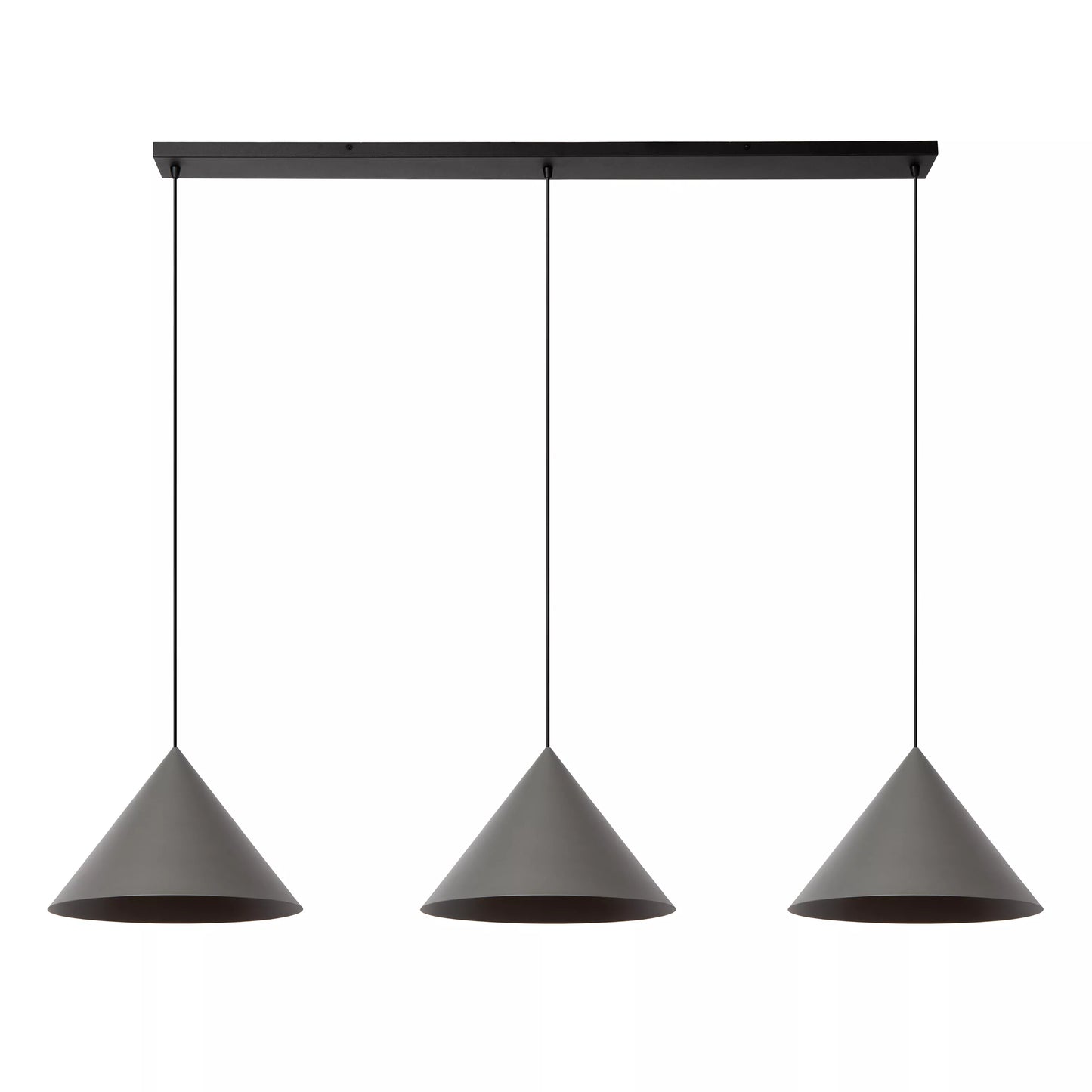 Lucide SPITZE - Pendant light - 3xE27 - Grey | Vibes