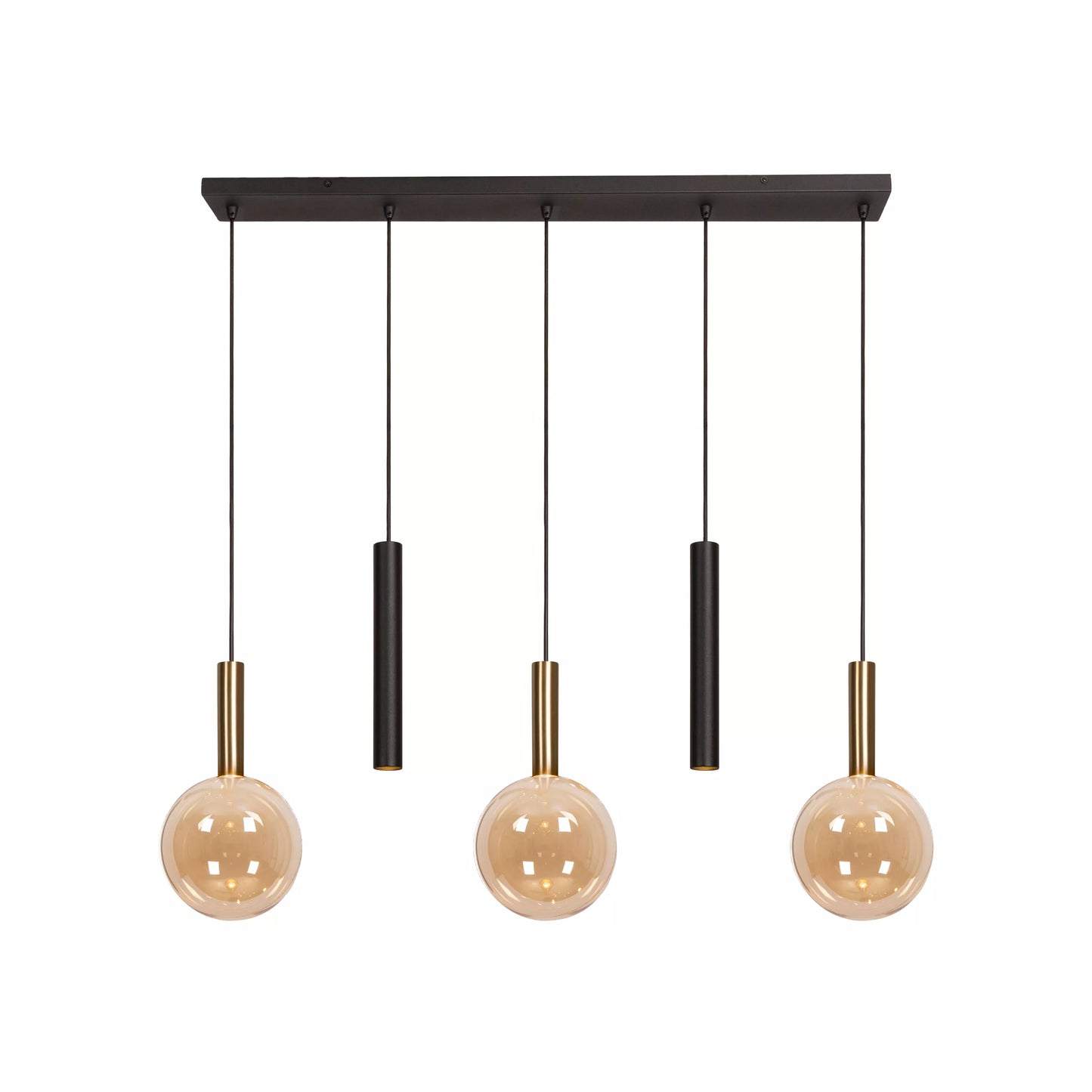 Lucide JOSIANE - Pendant light - 3xG9 - Amber | Vibes