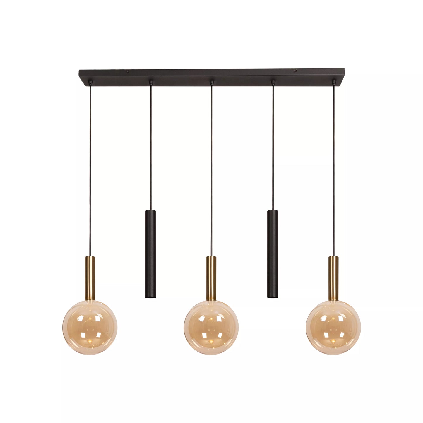 Lucide JOSIANE - Pendant light - 3xG9 - Amber | Vibes