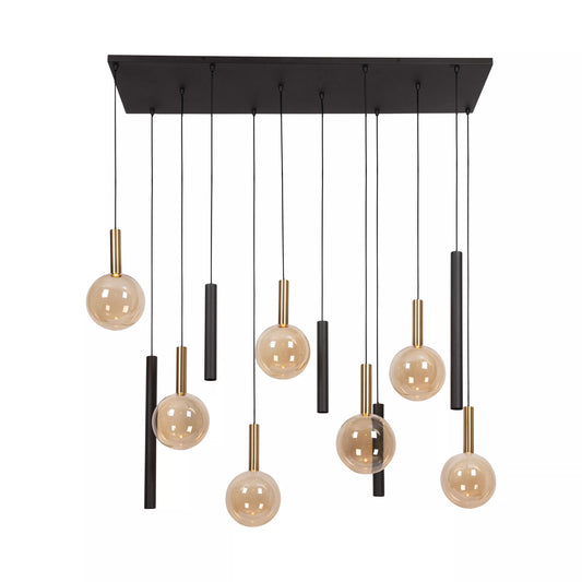 Lucide JOSIANE - Pendant light - 7xG9 - Black | Vibes