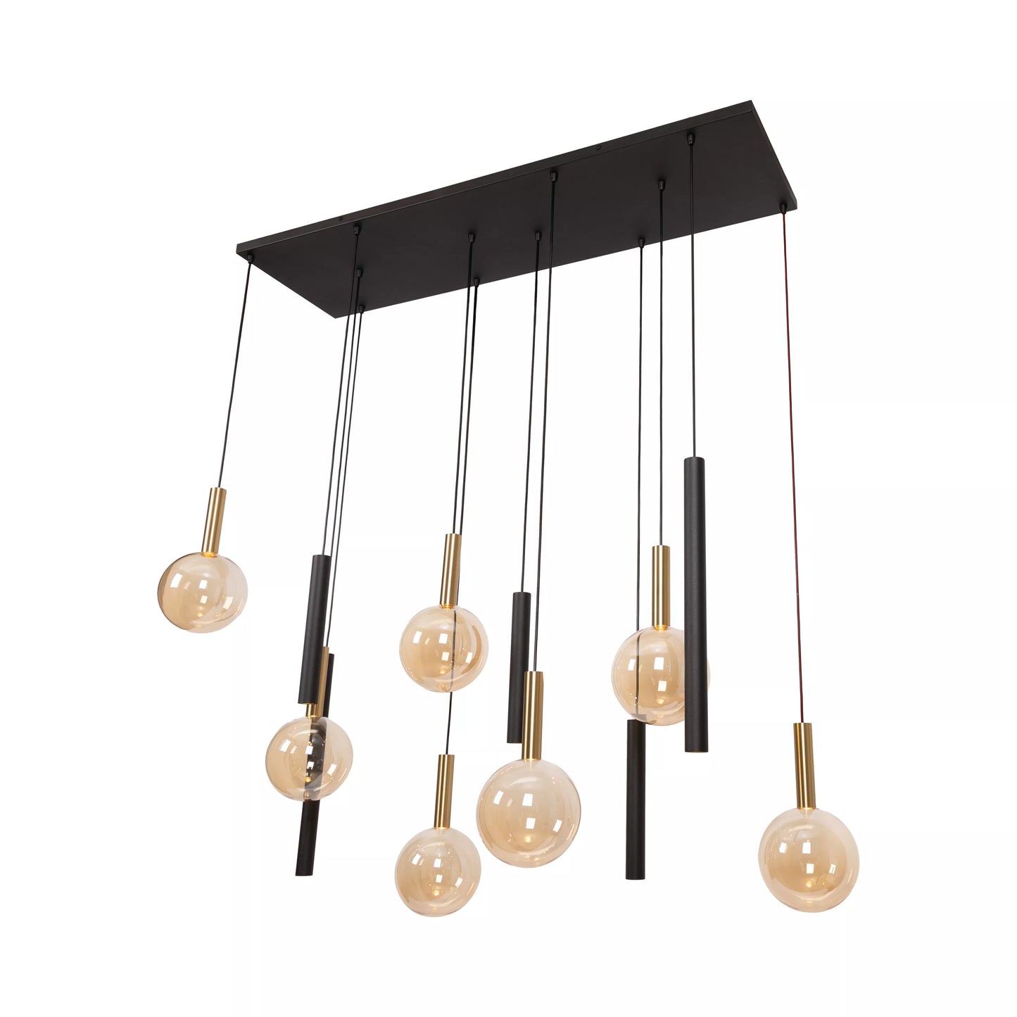 Lucide JOSIANE - Pendant light - 7xG9 - Black | Vibes