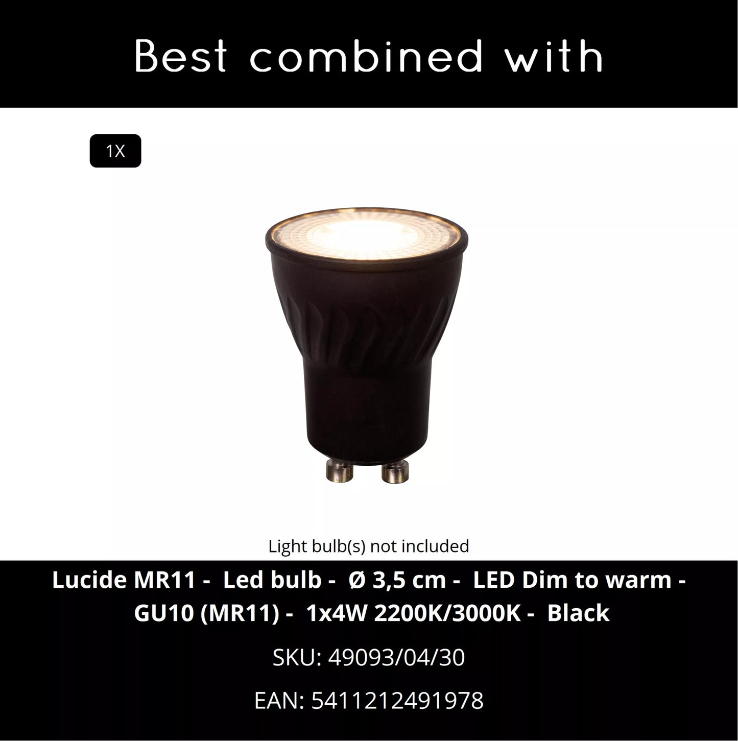 Lucide AURELIE - Pendant light - Ø 30 cm - 1xGU10 (MR11) - Gold | Vibes