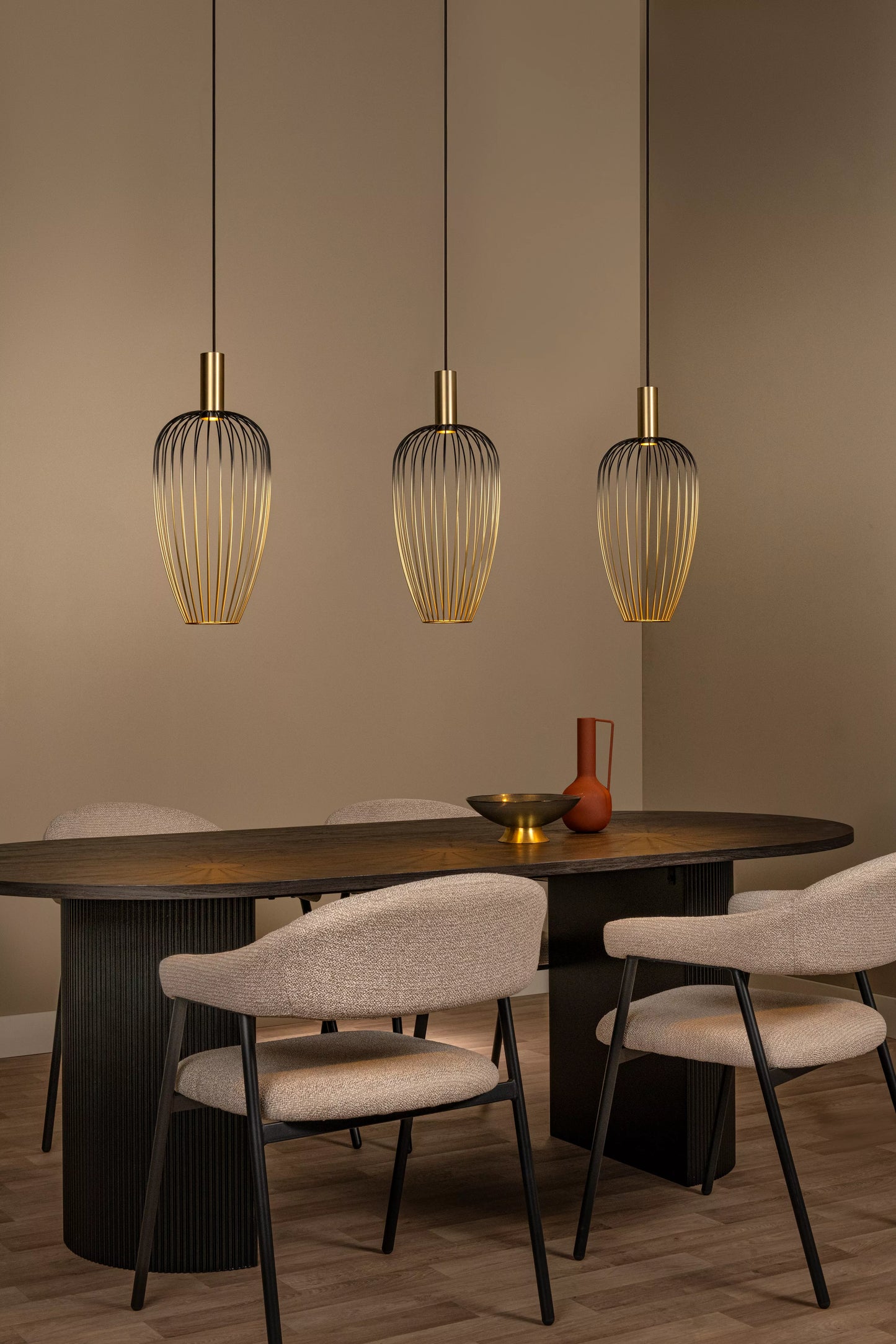 Lucide AURELIE - Pendant light - 3xGU10 (MR11) - Gold | Vibes