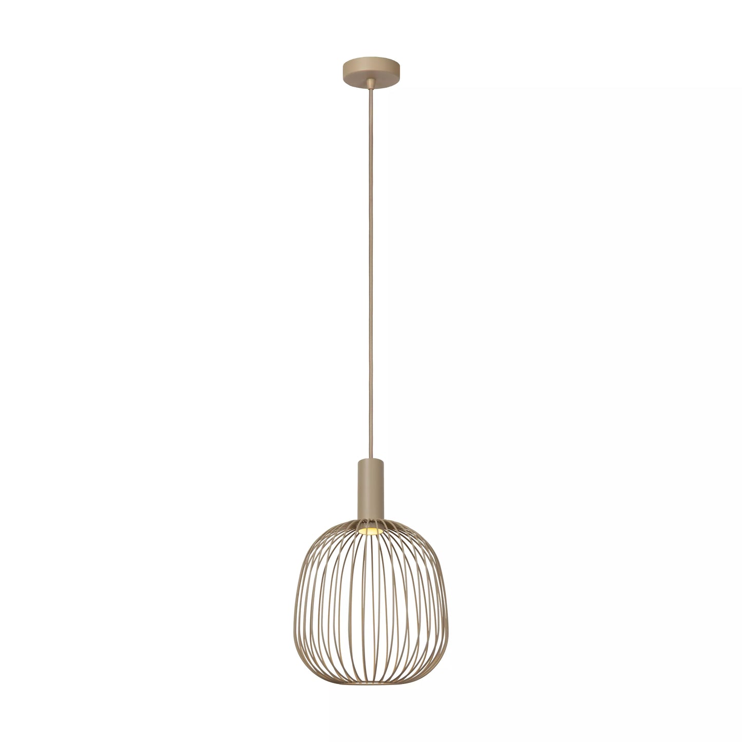 Lucide ESTEREL - Pendant light - Ø 25 cm - 1xGU10 (MR11) - Taupe | Essential