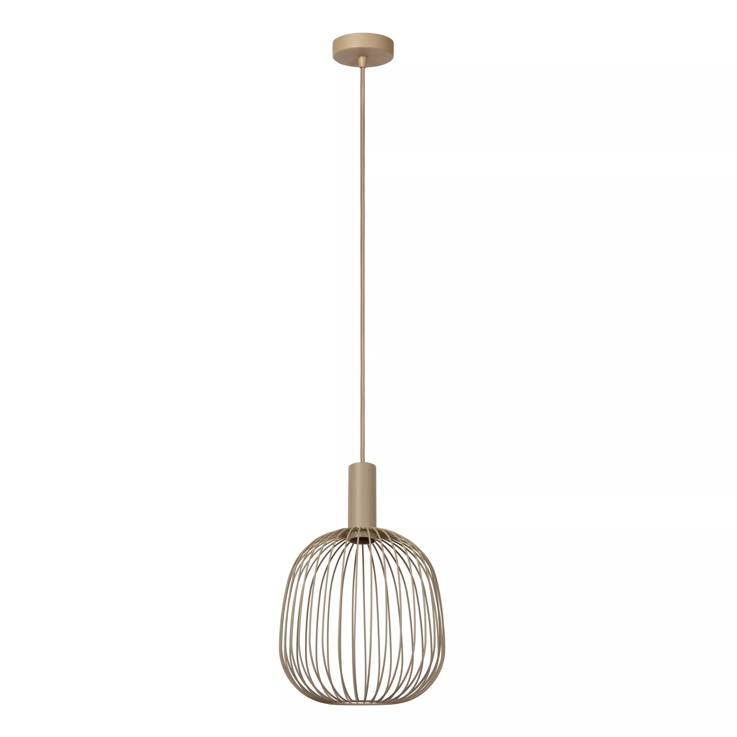 Lucide ESTEREL - Pendant light - Ø 25 cm - 1xGU10 (MR11) - Taupe | Essential