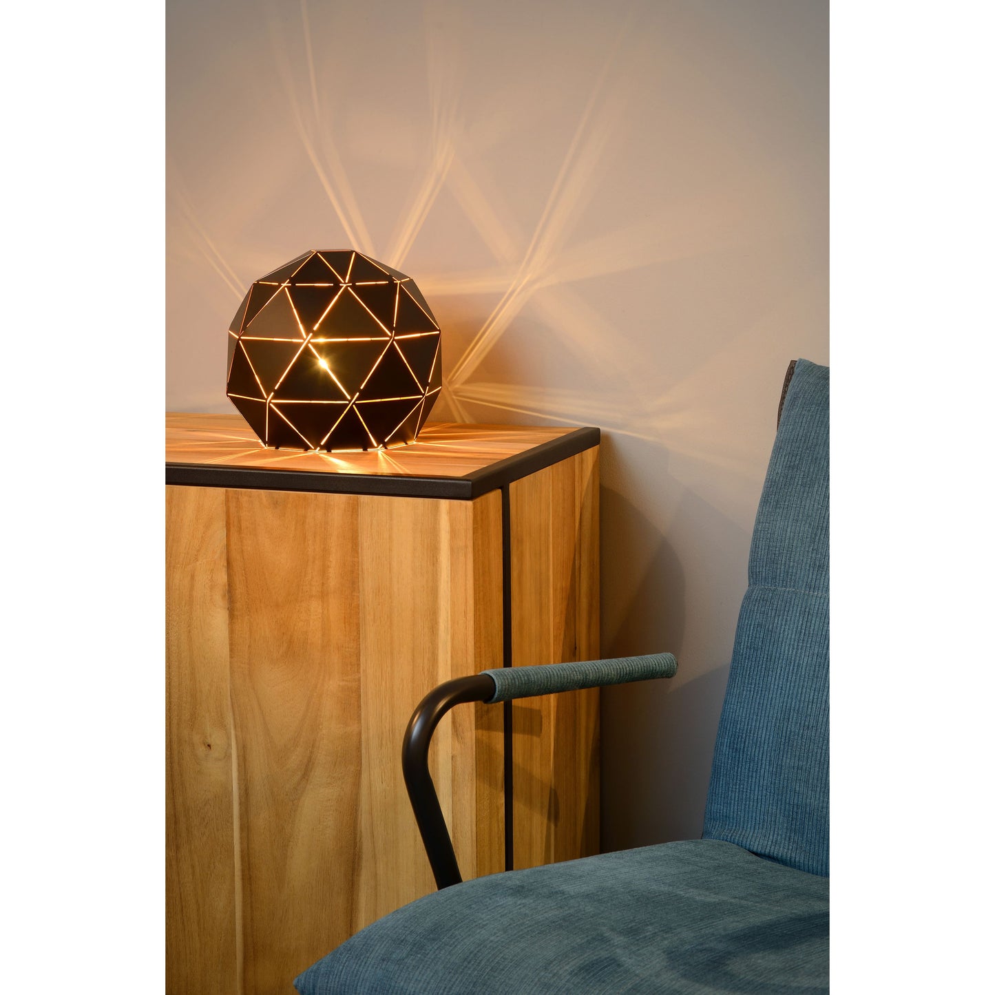 Lucide OTONA - Table lamp - Ø 25 cm - 1xE27 - Black