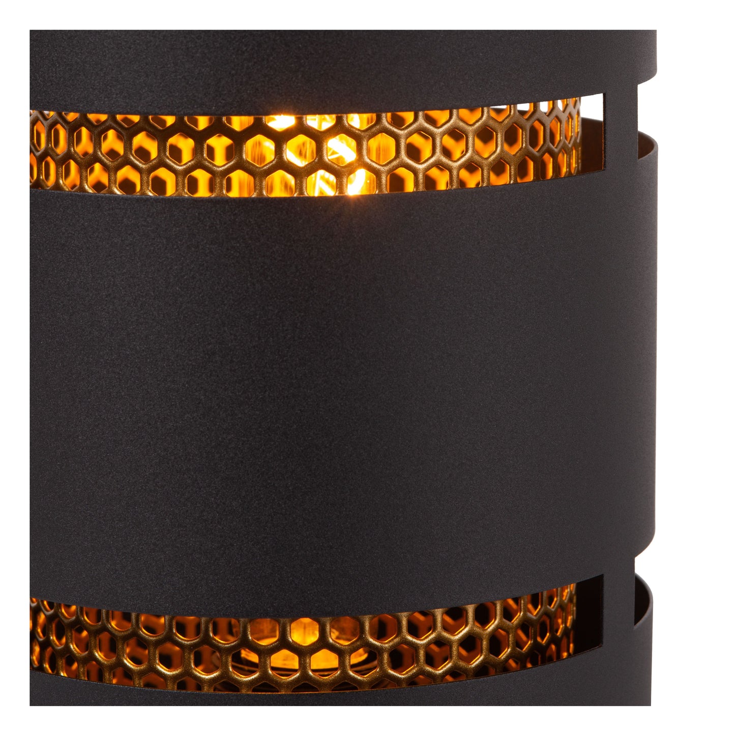 Lucide ROSAS - Table lamp - Ø 16 cm - 1xE27 - Black