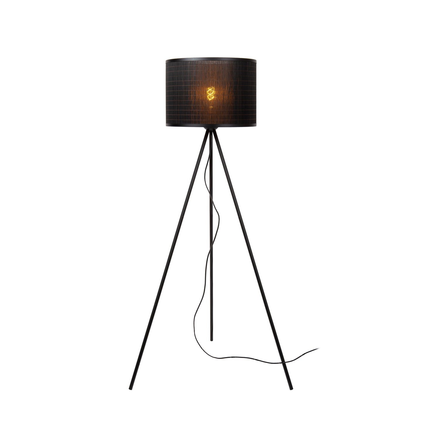 Lucide TAGALOG - Floor lamp - Ø 55 cm - 1xE27 - Black