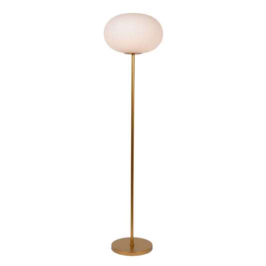 Lucide ELYSEE - Floor lamp - Ø 38 cm - 1xE27 - Opal