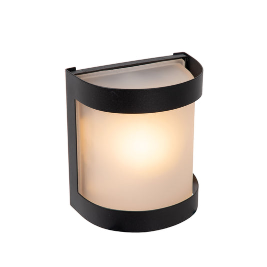 Lucide BOLO - Wall light Indoor/Outdoor - 1xE27 - IP44 - Opal