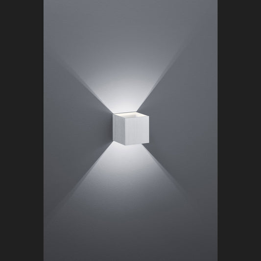 Louis - Wall Light - Brushed Aluminium - Trio - 223310105