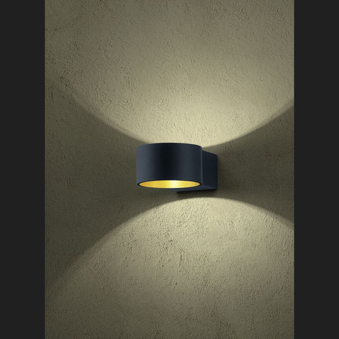 Lacapo - Wall Light - Black Matt - Trio - 223410132