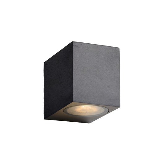 Lucide ZORA-LED - Wall spotlight / Wall light Indoor/Outdoor - LED Dim. - GU10 - 1x5W 3000K - IP44 - Black