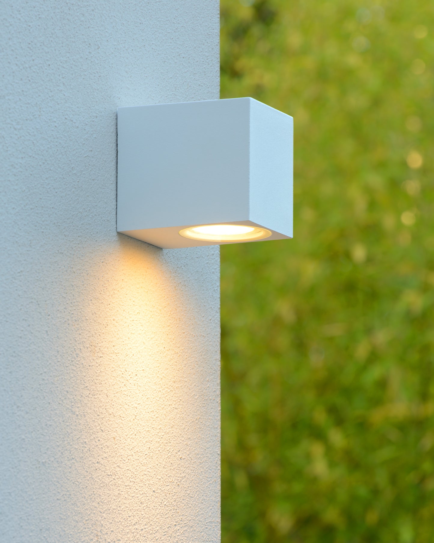 Lucide ZORA-LED - Wall spotlight / Wall light Indoor/Outdoor - LED Dim. - GU10 - 1x5W 3000K - IP44 - White