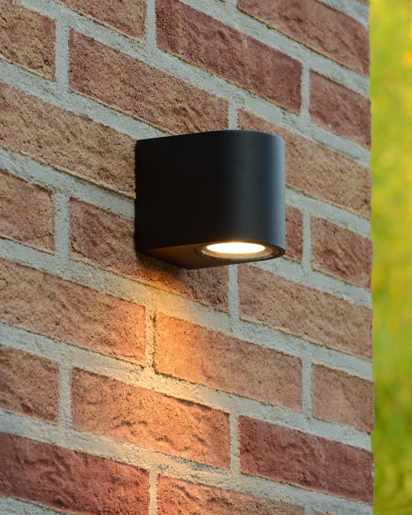 Lucide ZORA-LED - Wall spotlight / Wall light Indoor/Outdoor - LED Dim. - GU10 - 1x5W 3000K - IP44 Black