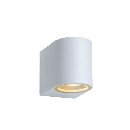 Lucide ZORA-LED - Wall spotlight / Wall light Indoor/Outdoor - LED Dim. - GU10 - 1x5W 3000K - IP44 White