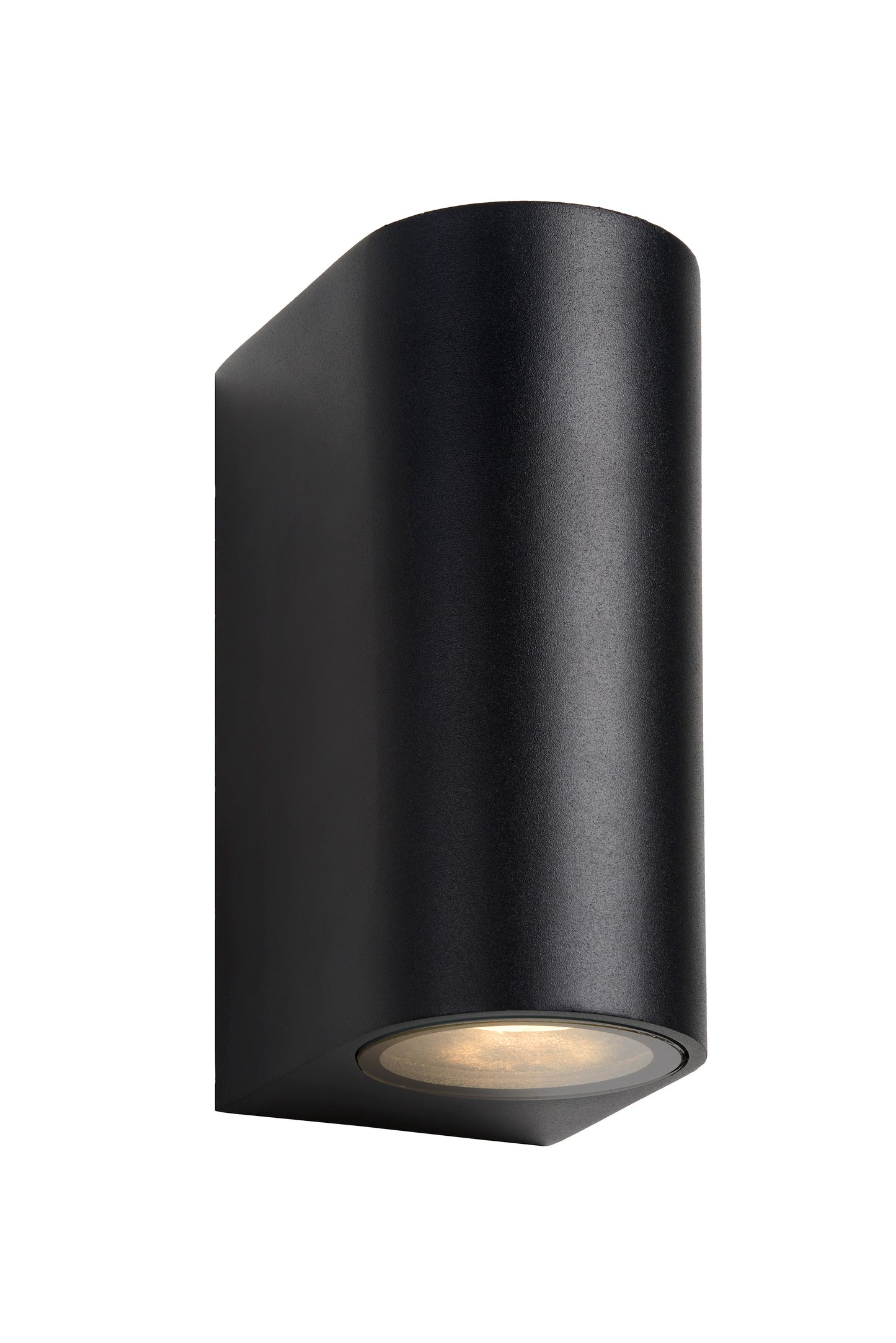 Lucide ZORA-LED - Wall spotlight / Wall light Indoor/Outdoor - LED Dim. - GU10 - 2x5W 3000K - IP44 Black