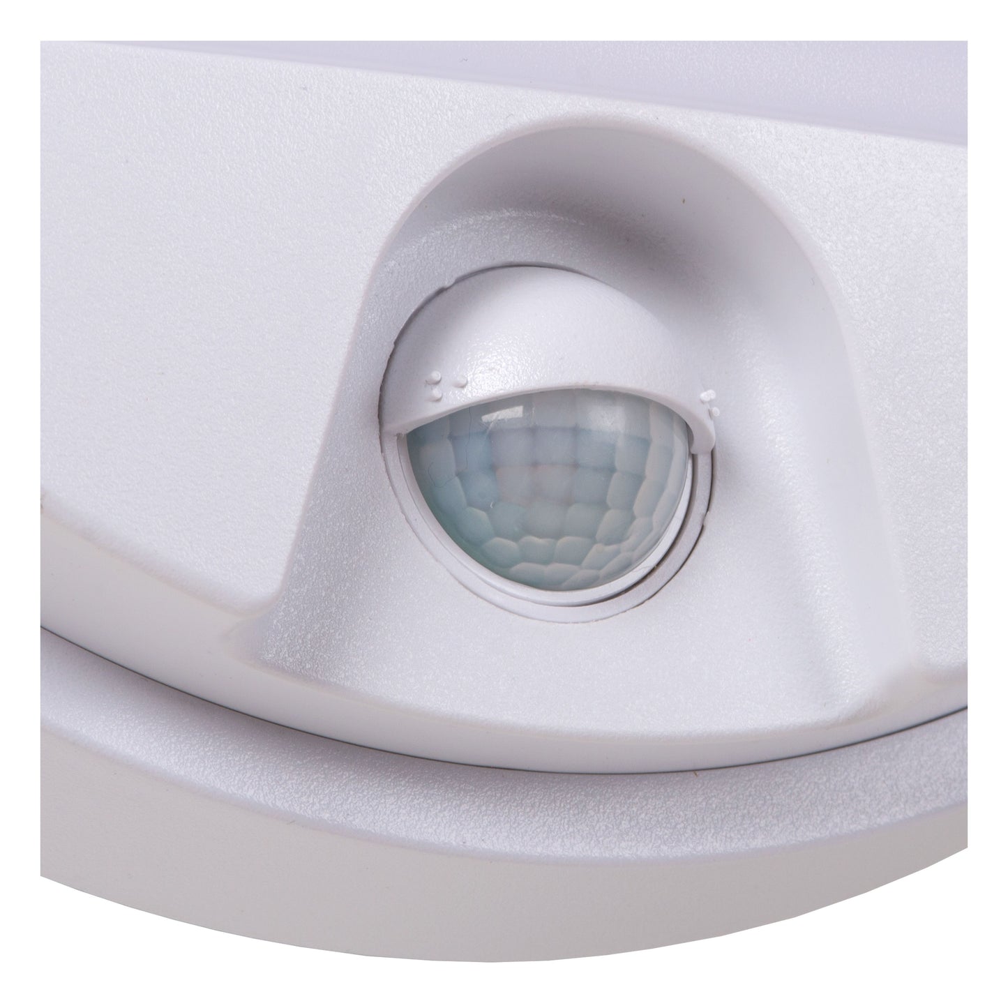 Lucide HUPS IR - Wall light Indoor/Outdoor - Ø 21 cm - LED - 1x10W 3000K - IP54 - Motion & Day/Night Sensor - White