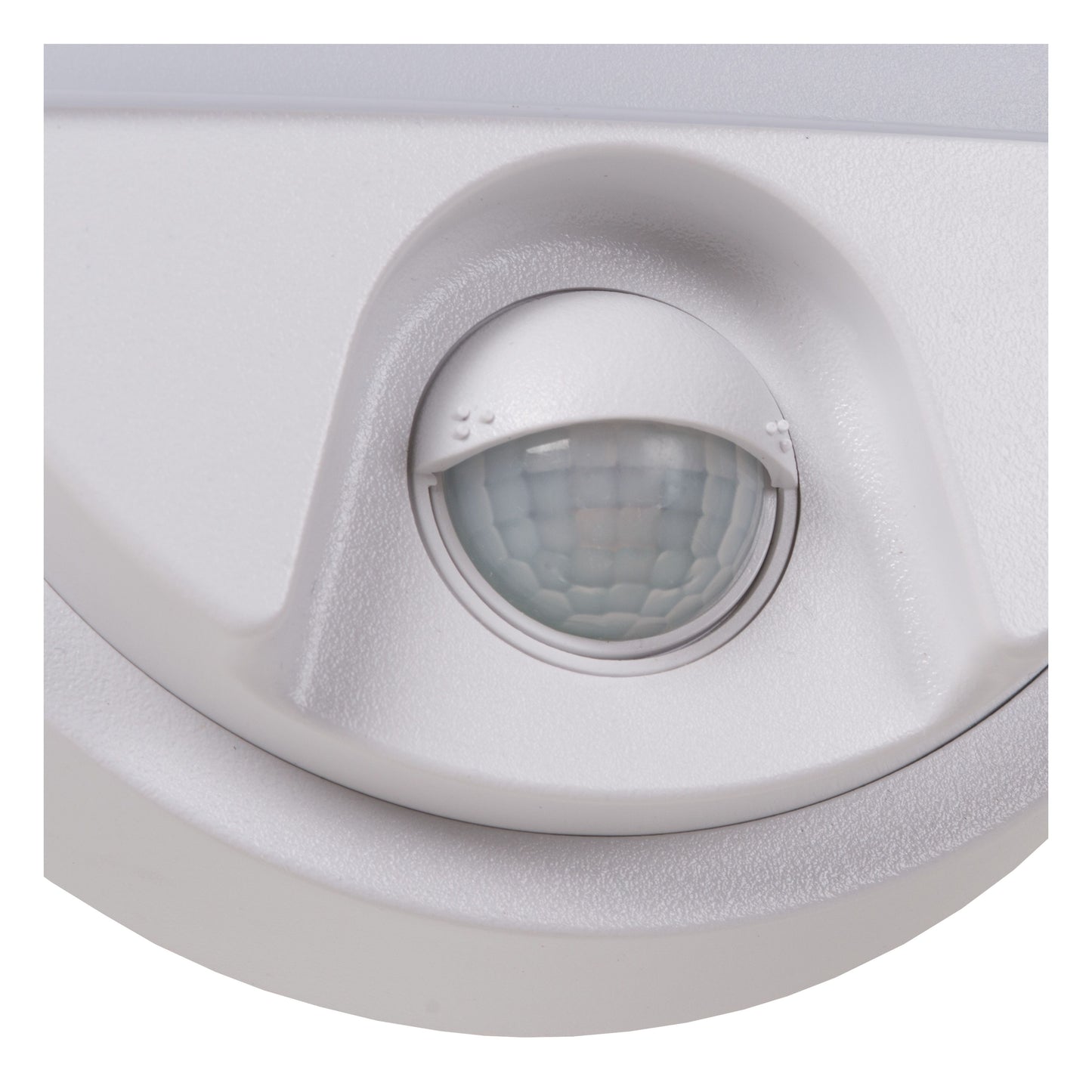 Lucide HUPS IR - Wall light Indoor/Outdoor - LED - 1x10W 3000K - IP54 - Motion & Day/Night Sensor - White