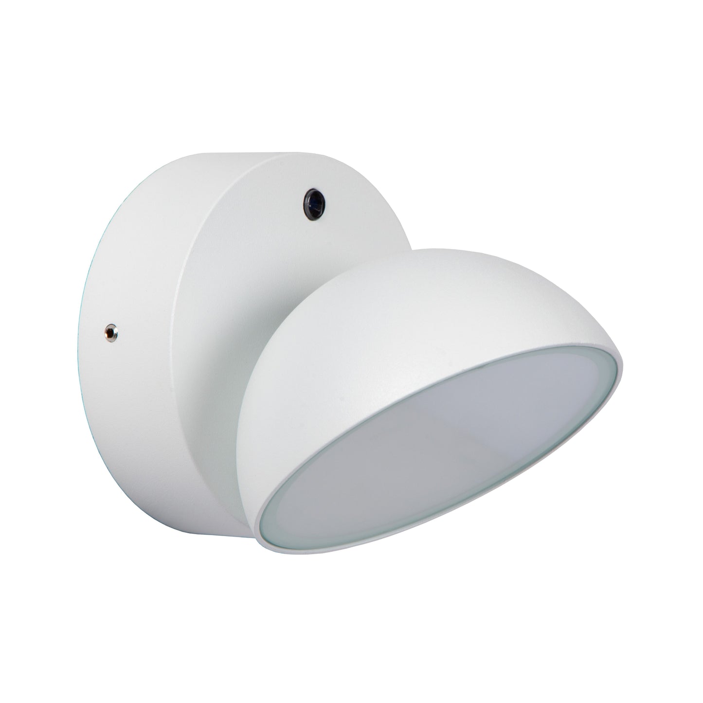 Lucide FINN - Wall light Indoor/Outdoor - LED - 1x12W 3000K - IP54 - Day/Night Sensor - White