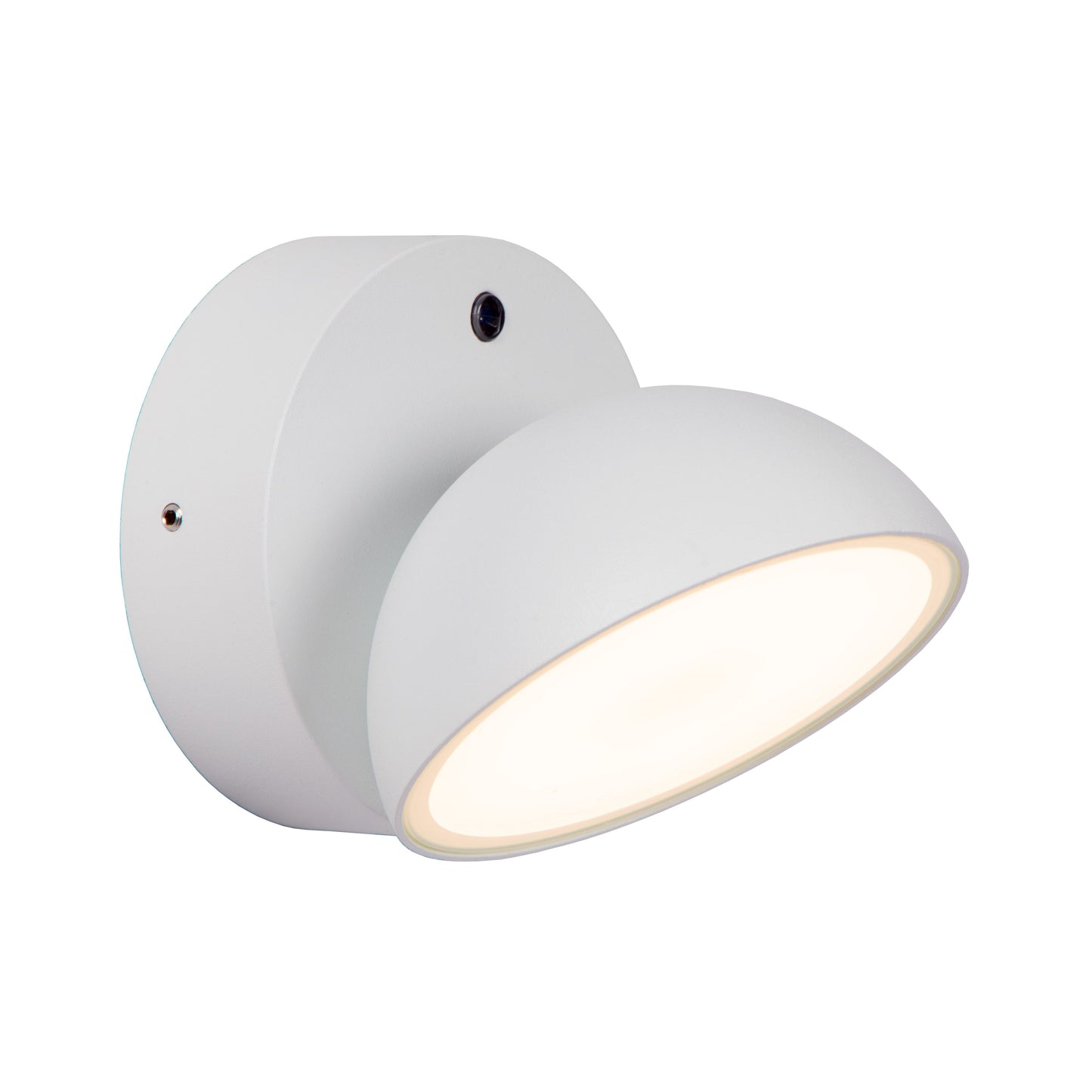 Lucide FINN - Wall light Indoor/Outdoor - LED - 1x12W 3000K - IP54 - Day/Night Sensor - White