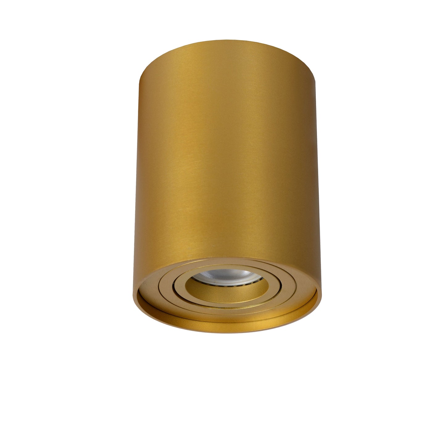 Lucide TUBE - Ceiling spotlight - Ø 9,6 cm - 1xGU10 - Matt Gold / Brass