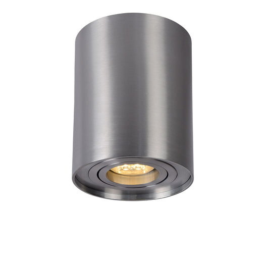 Lucide TUBE - Ceiling spotlight - Ø 9,6 cm - 1xGU10 - Satin Chrome