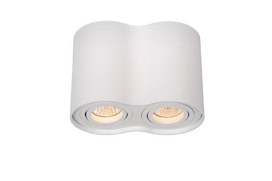 Lucide TUBE - Ceiling spotlight - 2x GU10 - White