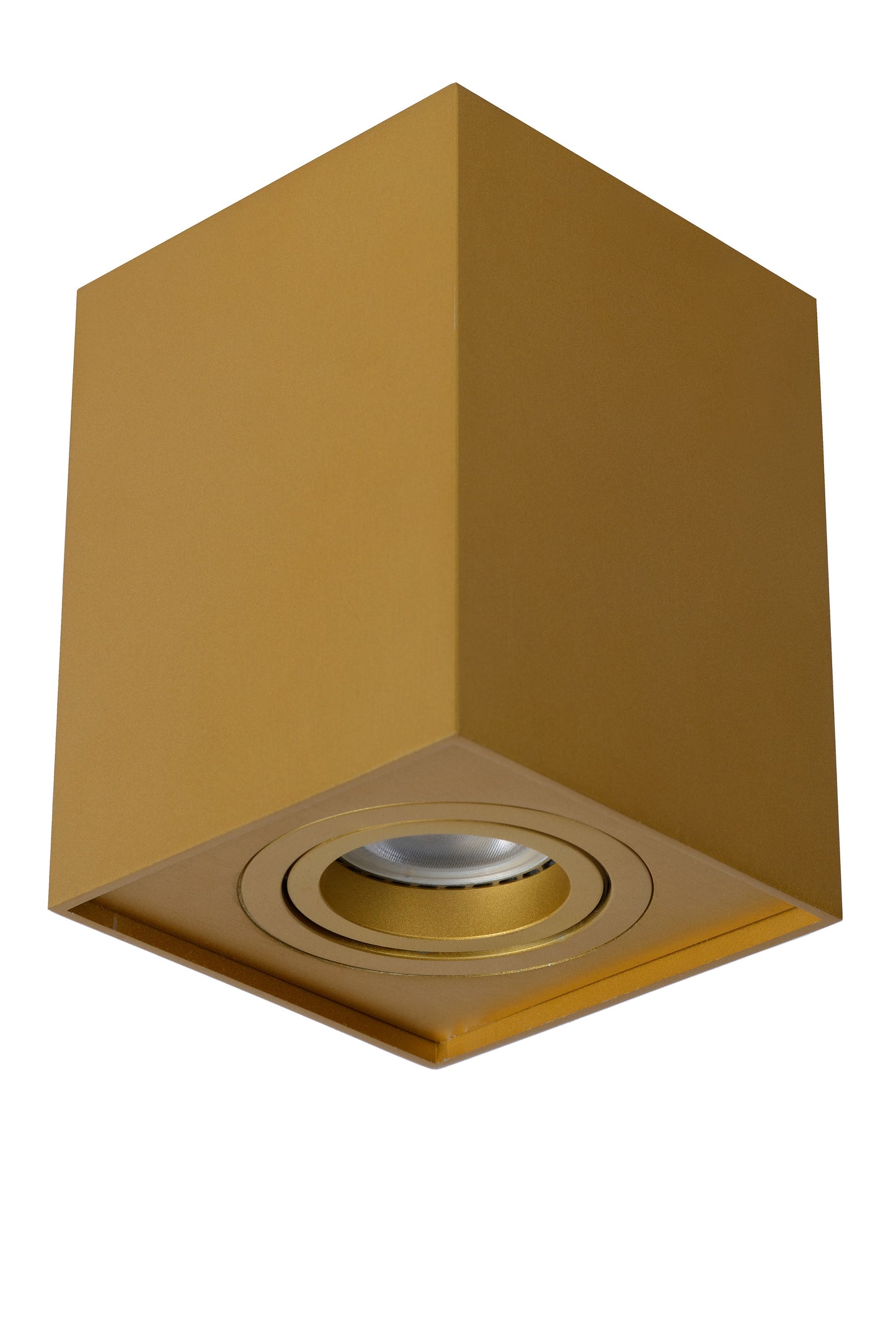 Lucide TUBE - Ceiling spotlight - 1xGU10 - Matt Gold / Brass