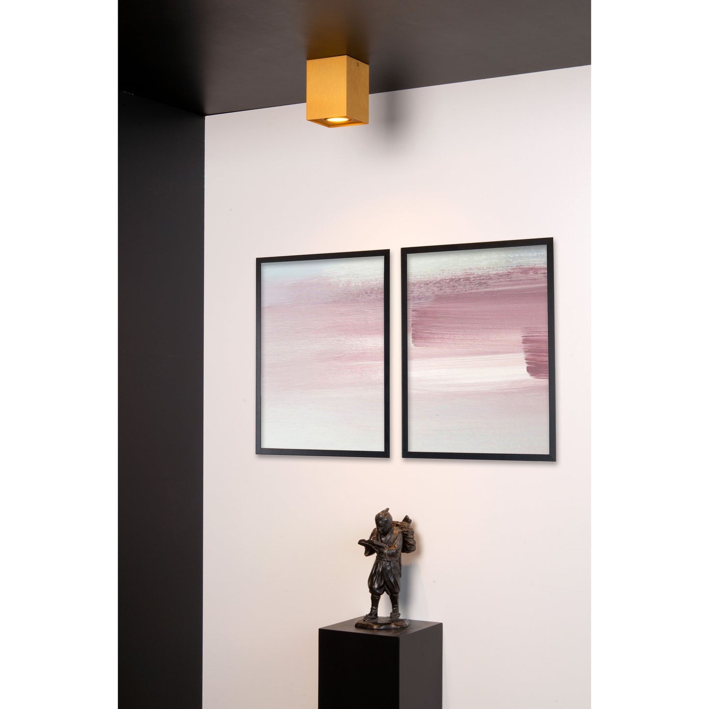 Lucide TUBE - Ceiling spotlight - 1xGU10 - Matt Gold / Brass