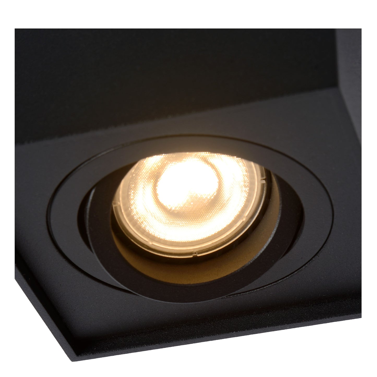 Lucide TUBE - Ceiling spotlight - 1xGU10 - Black