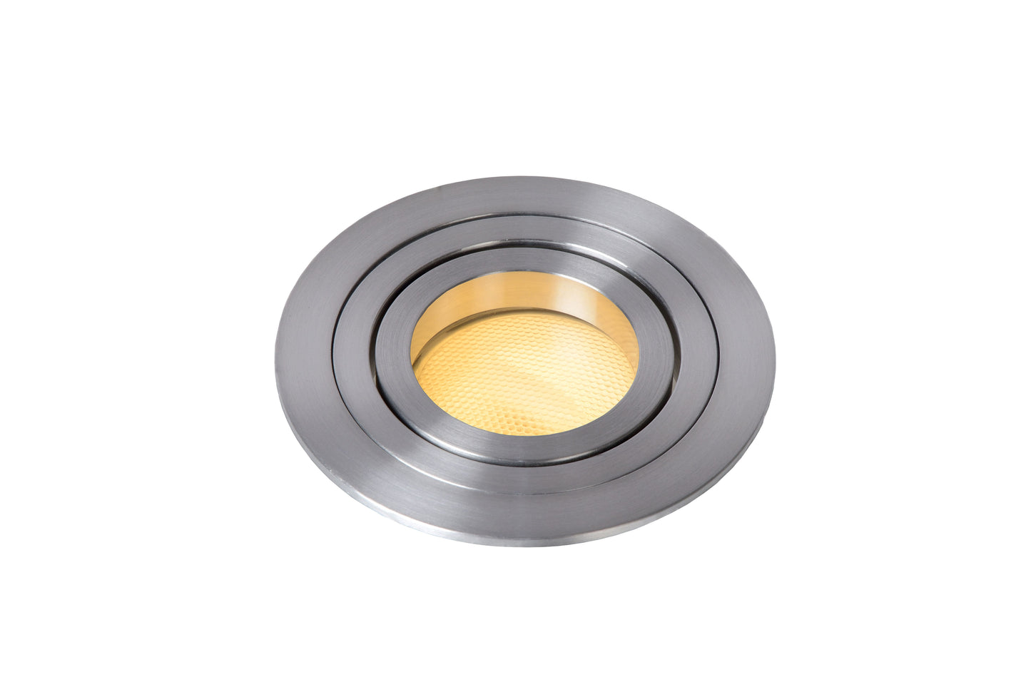 Lucide TUBE - Recessed spotlight - Ø 9,2 cm - 1xGU10 - Satin Chrome