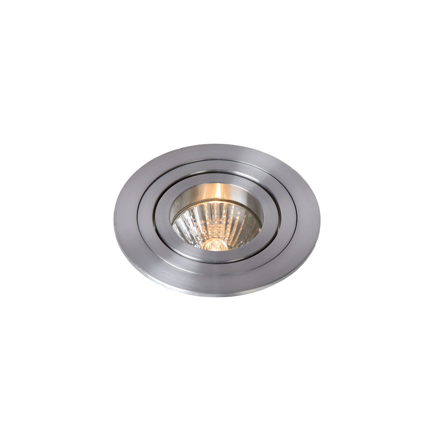 Lucide TUBE - Recessed spotlight - Ø 9,2 cm - 1xGU10 - Satin Chrome