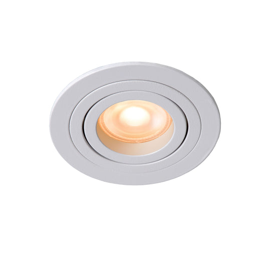 Lucide TUBE - Recessed spotlight - Ø 9,2 cm - 1xGU10 - White