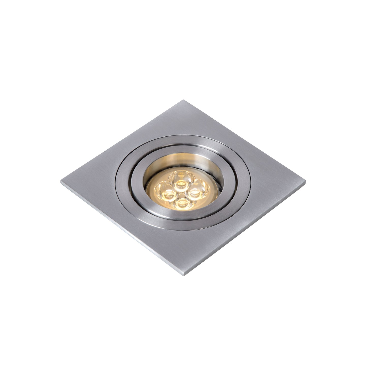 Lucide TUBE - Recessed spotlight - 1xGU10 - Satin Chrome