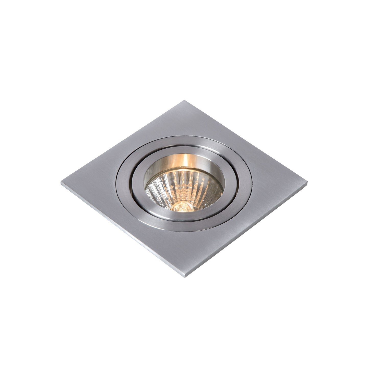 Lucide TUBE - Recessed spotlight - 1xGU10 - Satin Chrome