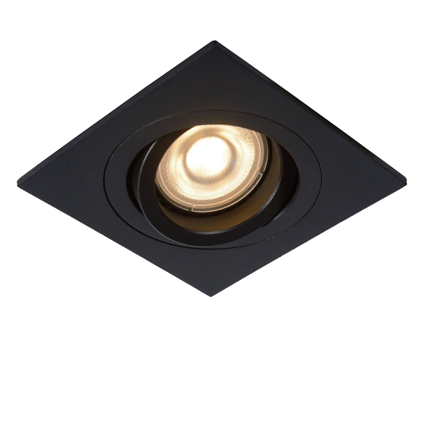 Lucide TUBE - Recessed spotlight - 1xGU10 - Black