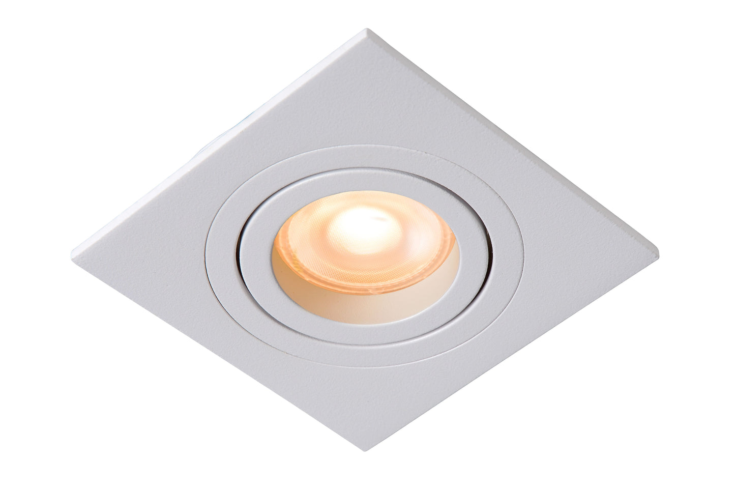 Lucide TUBE - Recessed spotlight - 1xGU10 - White