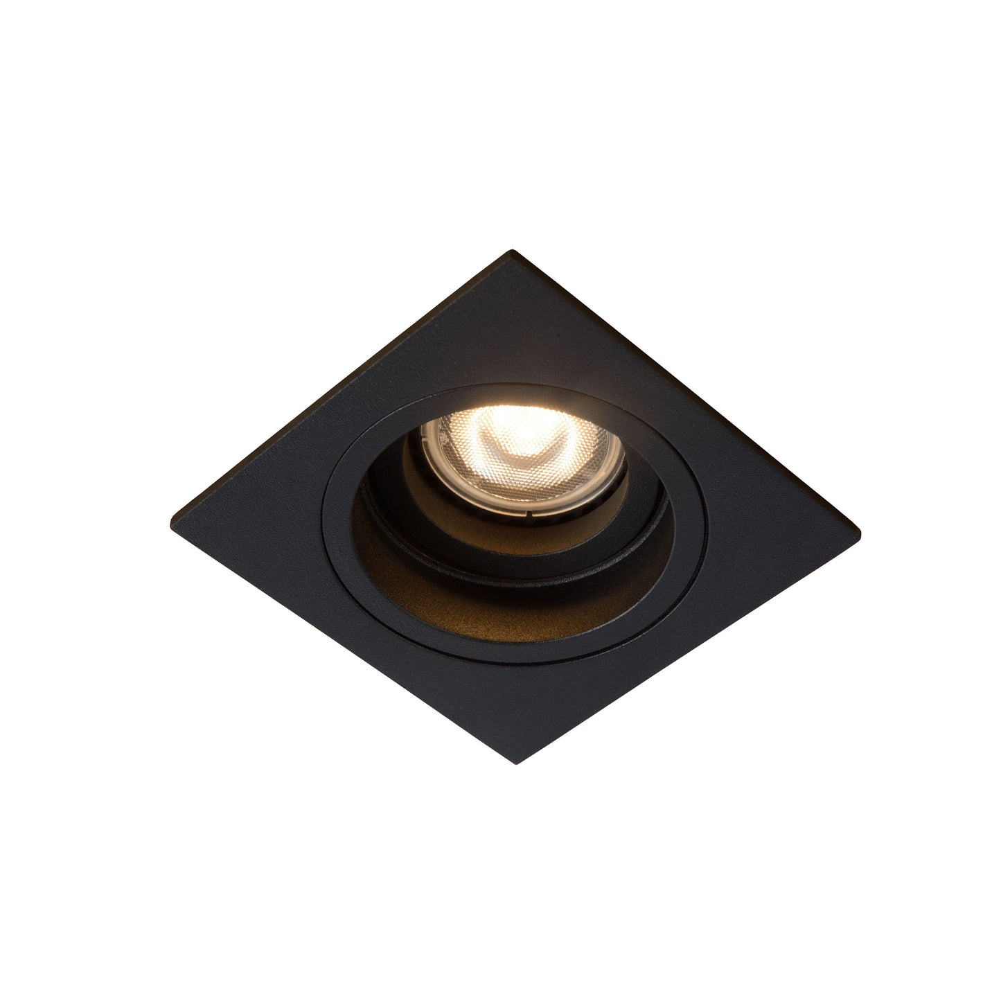 Lucide EMBED - Recessed spotlight - 1xGU10 - Black