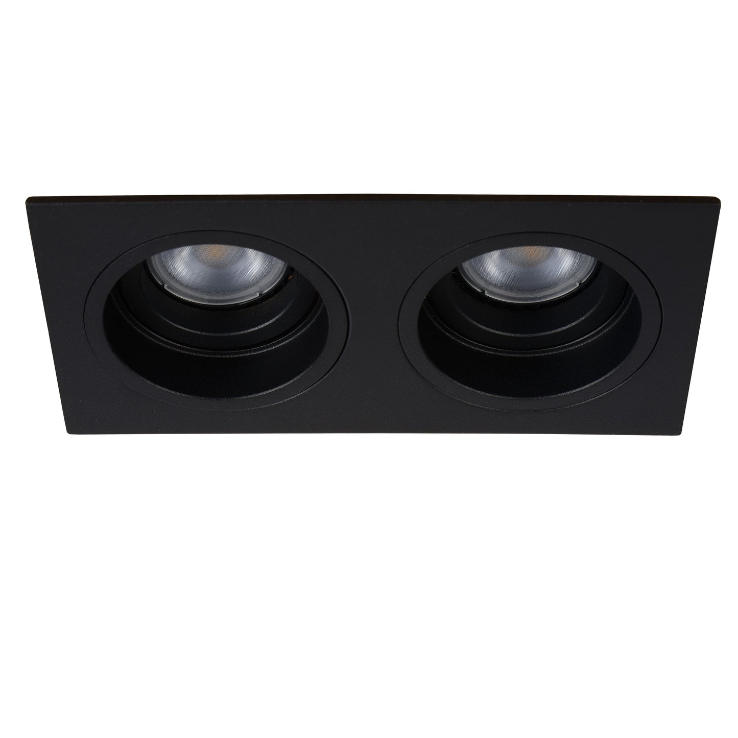 Lucide EMBED - Recessed spotlight - 2xGU10 - Black