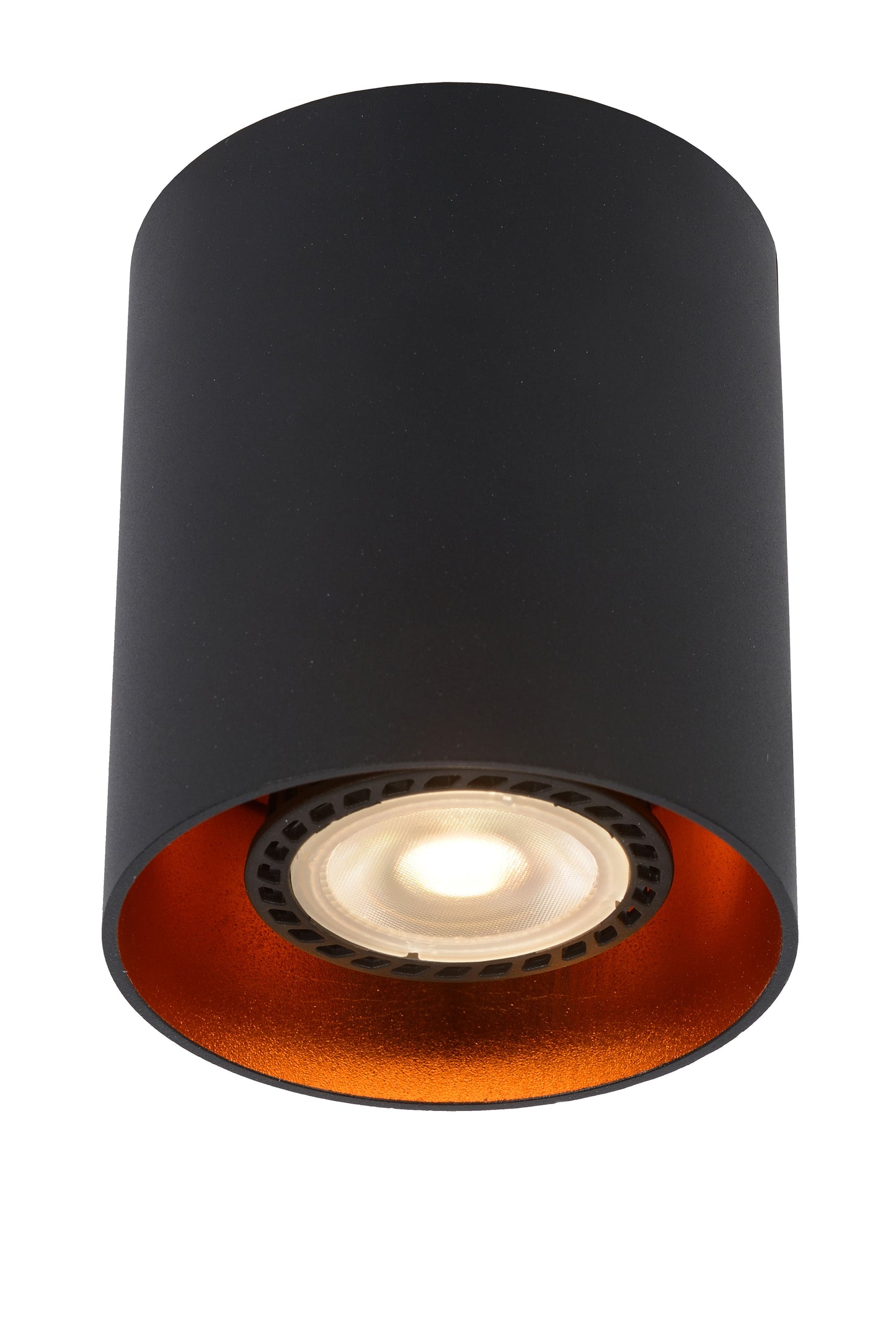 Lucide BIDO - Ceiling spotlight - Ø 8 cm - 1xGU10 - Black