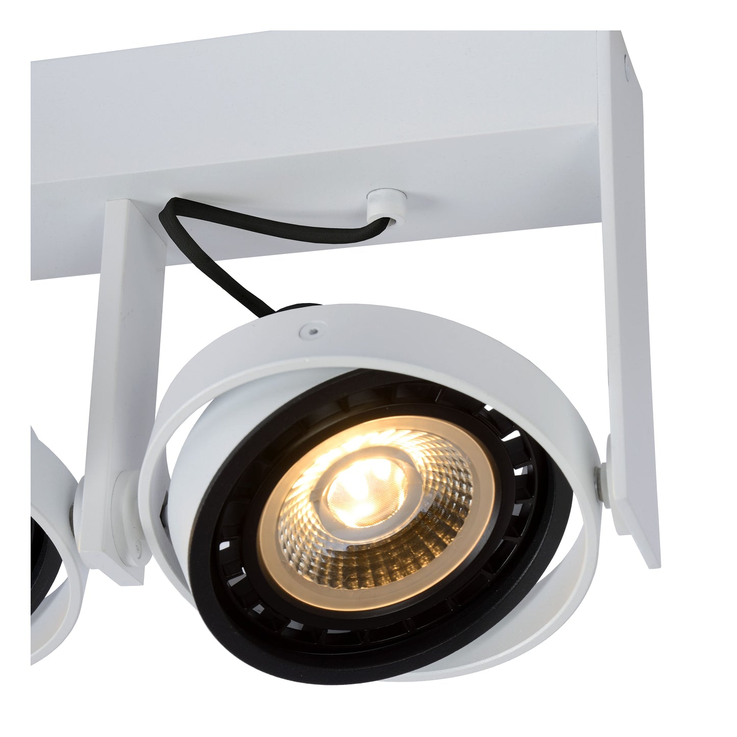 Lucide GRIFFON - Ceiling spotlight - LED Dim to warm - GU10 (ES111) - 2x12W 2200K/3000K - White