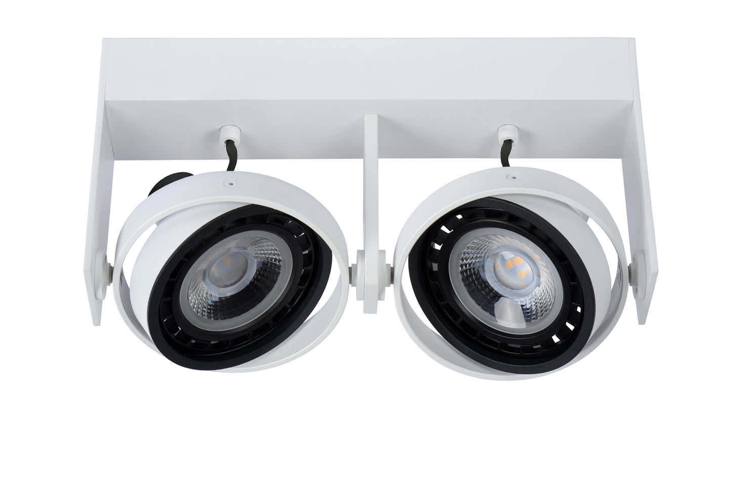 Lucide GRIFFON - Ceiling spotlight - LED Dim to warm - GU10 (ES111) - 2x12W 2200K/3000K - White