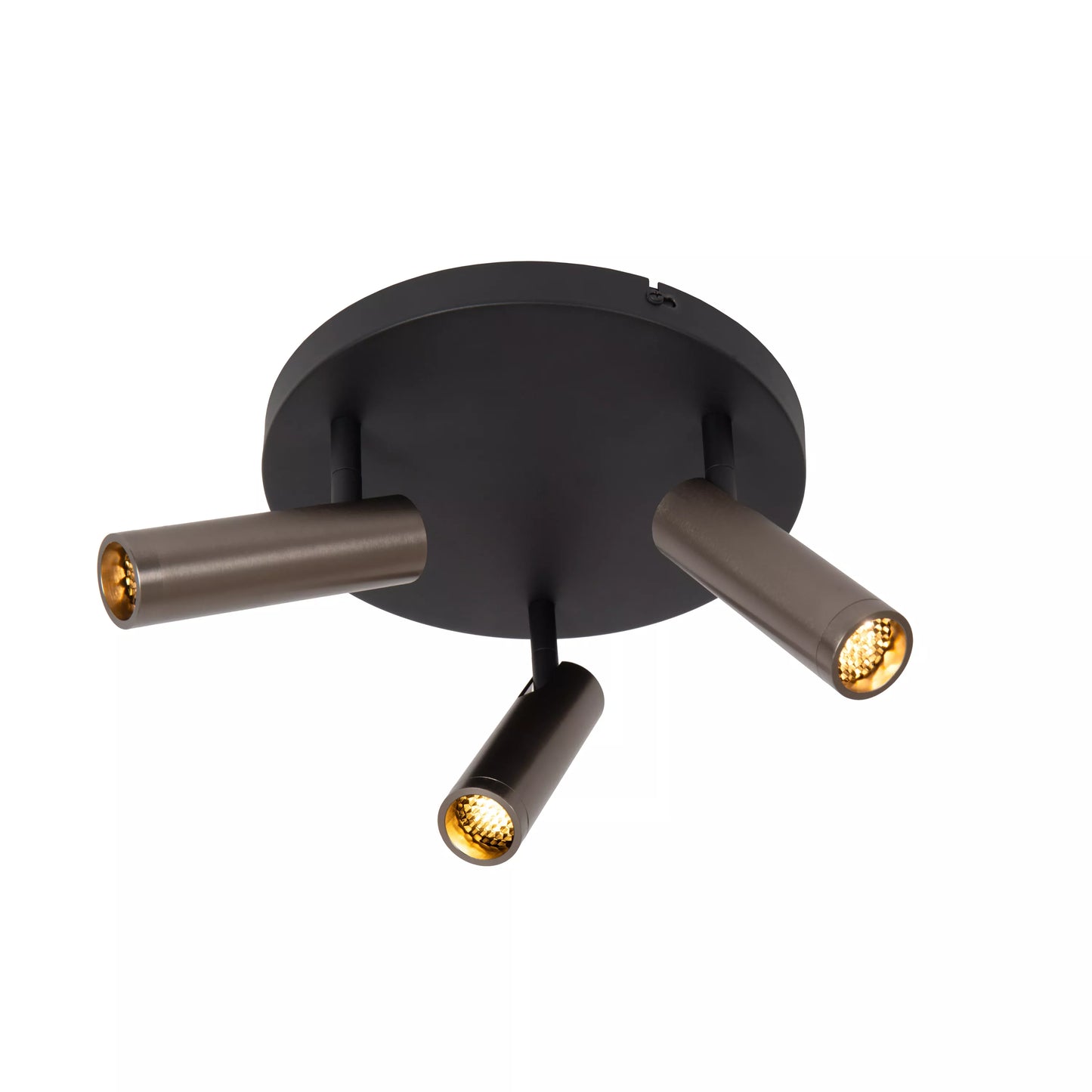 Lucide GRADO - Ceiling spotlight - Ø 25 cm - 3xGU10 (MR11) - Grey iron
