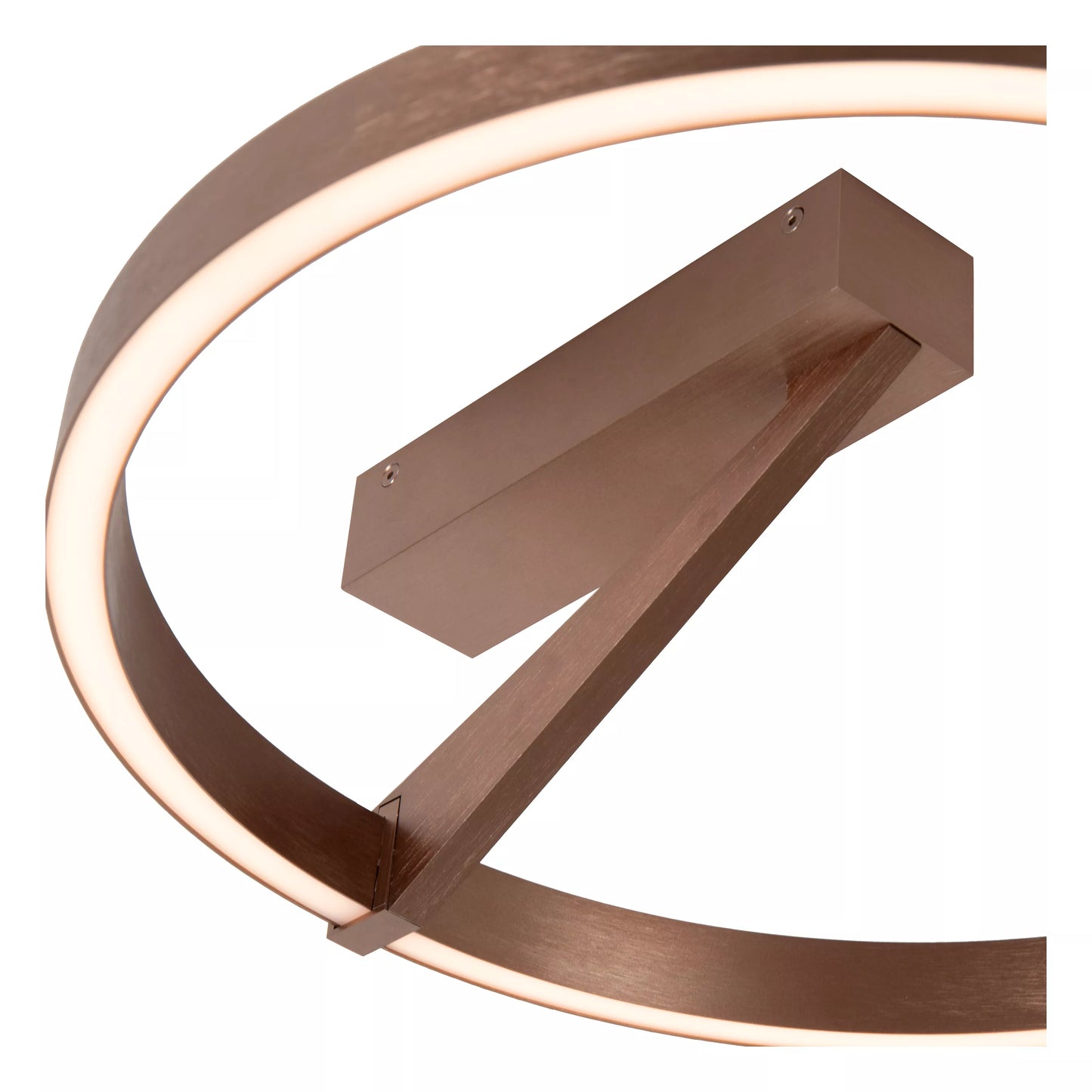 Lucide APPLAUSE - Flush ceiling light - Ø 40 cm - LED Dim. - CCT - 1x26W 2200K/4000K - Coffee | Premium