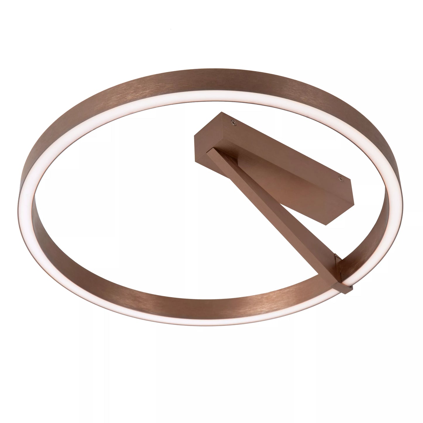 Lucide APPLAUSE - Flush ceiling light - Ø 40 cm - LED Dim. - CCT - 1x26W 2200K/4000K - Coffee | Premium