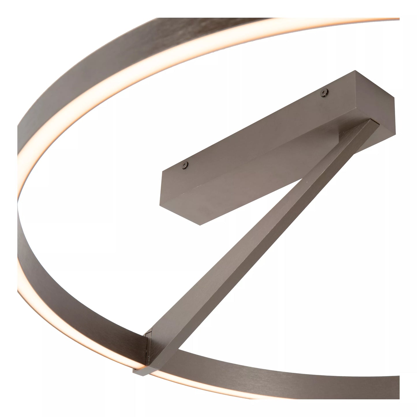 Lucide APPLAUSE - Flush ceiling light - Ø 60 cm - LED Dim. - CCT - 1x40W 2200K/4000K - Grey iron | Premium