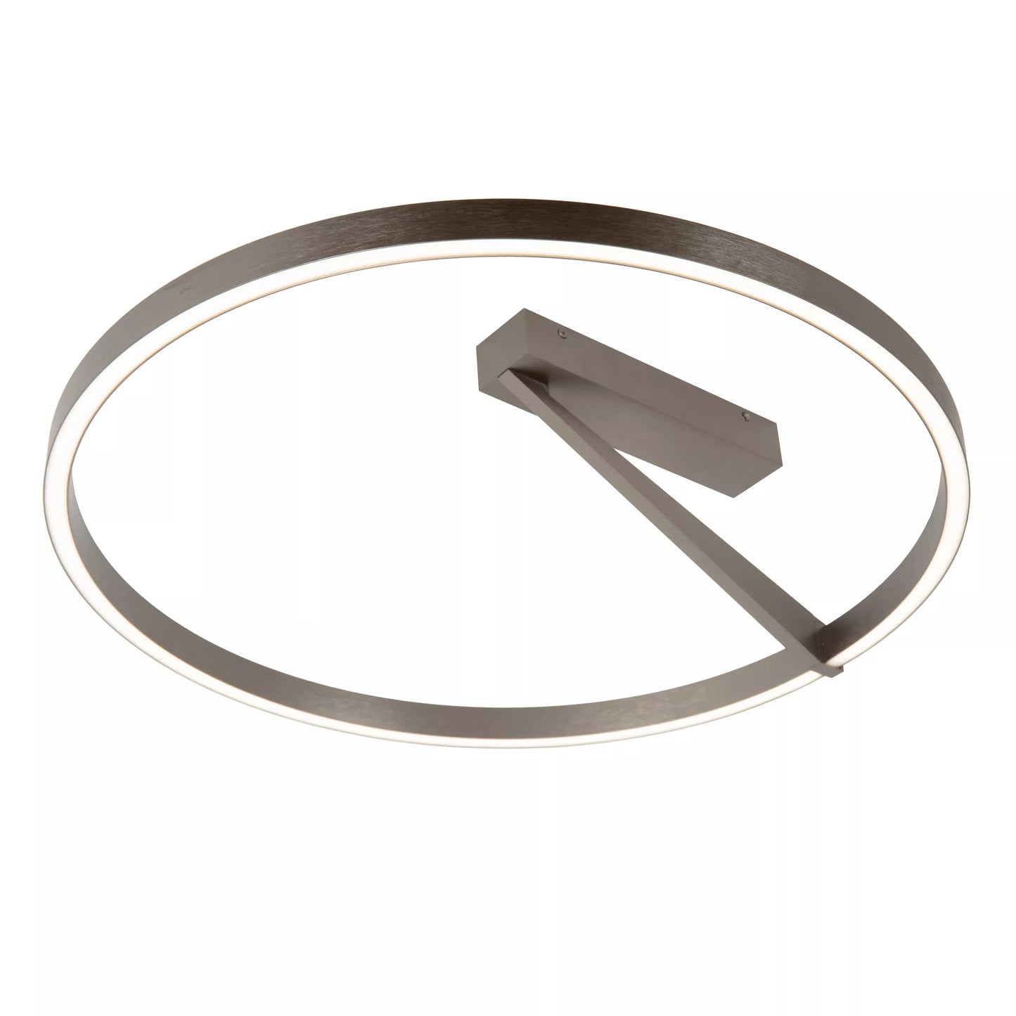 Lucide APPLAUSE - Flush ceiling light - Ø 60 cm - LED Dim. - CCT - 1x40W 2200K/4000K - Grey iron | Premium