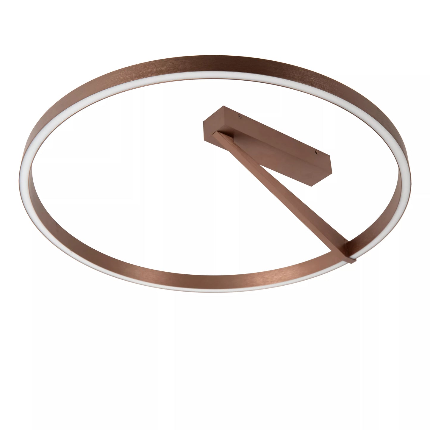 Lucide APPLAUSE - Flush ceiling light - Ø 60 cm - LED Dim. - CCT - 1x40W 2200K/4000K - Coffee | Premium